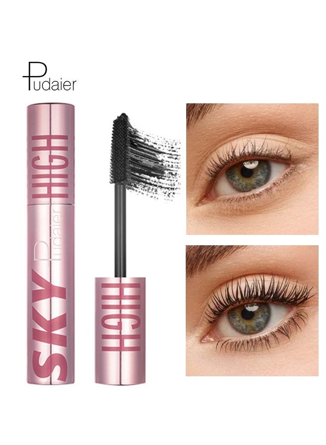 بوداير ماسكارا سكاي هاي، ماسكارا لتكثيف وتطويل الرموش، تركيبة قابلة للغسل مع مستخلصات نباتية وألياف، لاز شينسيشنال سكاي هاي، باللون الأسود - Image 1