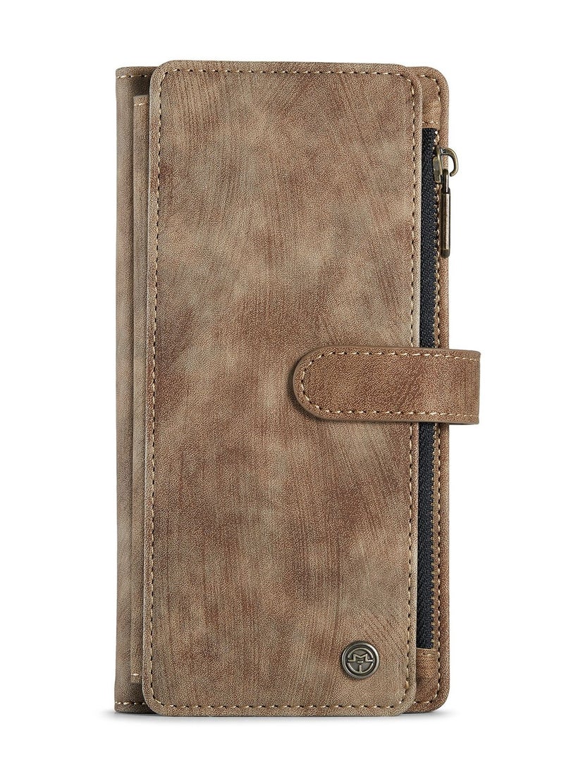 Suteni Flip Cover Leather Protective Case for Samsung Mobile Phone - Image 1