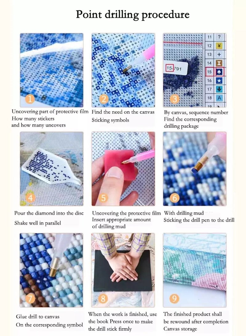Horse Pattern DIY Diamond Painting Without Frame - Image 4