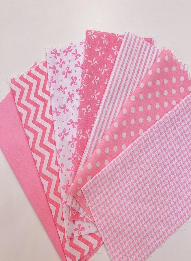 Antetek 42Pcs 9.4" x 9"(24 * 24CM) Cotton Fabric DIY Making Supplies Quilting Patchwork Fabric Fat Quarter Bundles DIY for Quilting Cotton Patchwork Cushions (Pink, 9.4" x 9.4") - Image 4