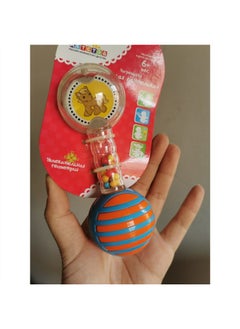 Export Flaw Changeable Magic Ring Rattle Massage Tablets Multi-touch 0-1 Years Old Educational Toys Exercise Finger Fine-Color:Below Can Rotate