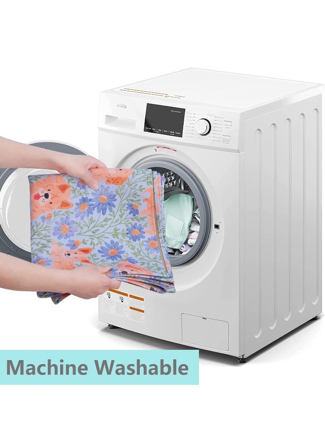 Womumon Splat Mat for Under High Chair/Arts/Crafts, Waterproof and Anti-Slip Splash Mat Floor Protector, Washable Highchair Floor Mat, 51 Inch Reusable Messy Mat and Baby Feeding Table Cloth - Image 4