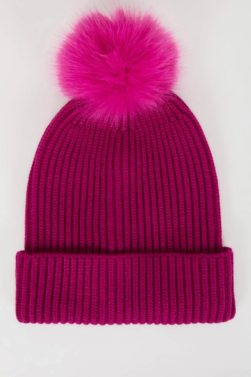DeFacto Girl Pompom Beanie - Image 1