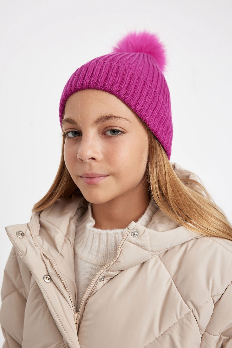 DeFacto Girl Pompom Beanie - Image 2