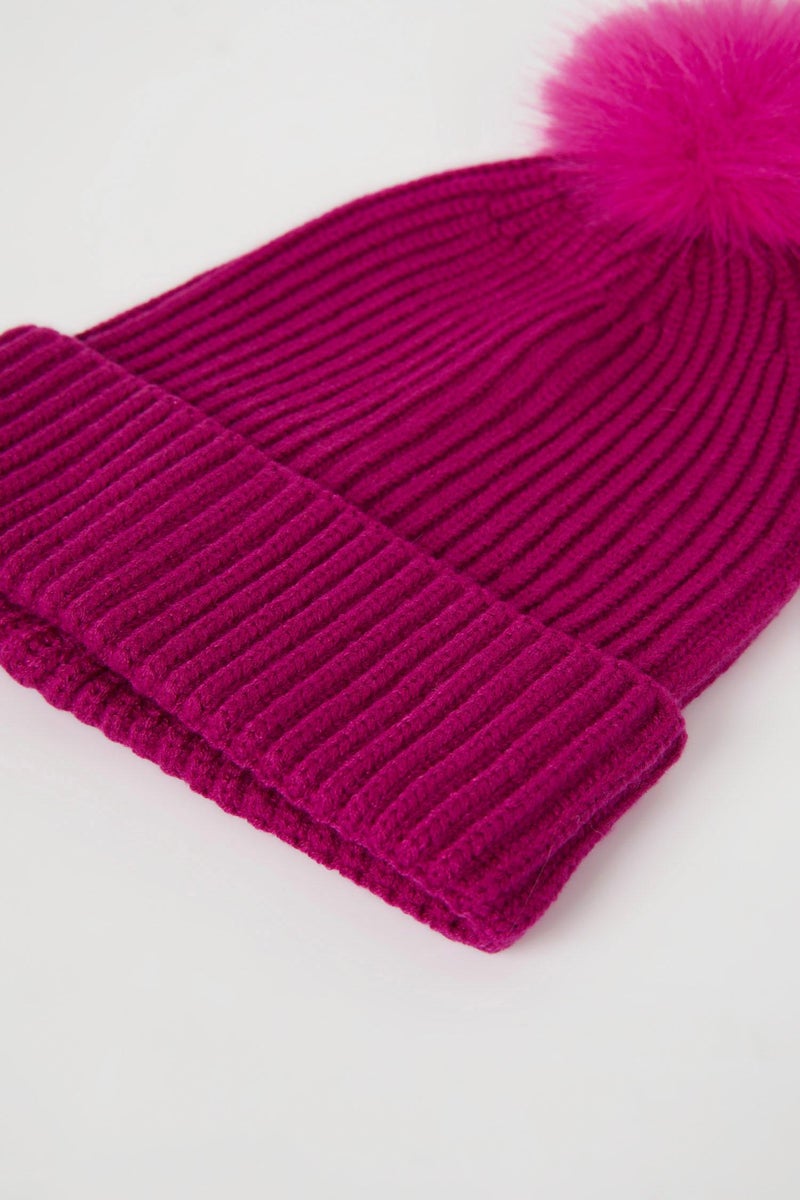 DeFacto Girl Pompom Beanie - Image 4