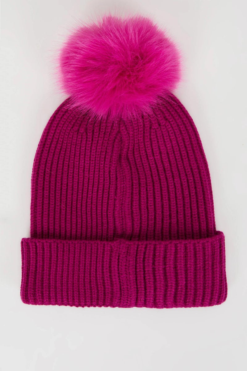 DeFacto Girl Pompom Beanie - Image 5