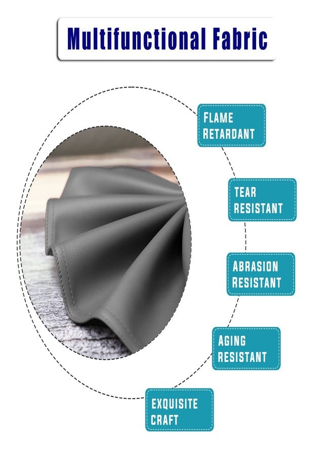 AmazeCov Non-Slip Headrest Cover for Recliner Chair and Sofa, Slipcover with Extra Wide Coverage, Furniture Protector, and Strong Adhesive Tapes Included - Fits Larger Chairs,Dark Gray - Image 4