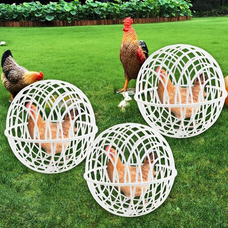 BNF ® Rolling Chicken Coop Ventilation Ball Shape for Geese Chicks Backyard 20cm|Pet Supplies | Small Animal Supplies | Cages & Enclosure|1 Chicken Cage House - Image 5
