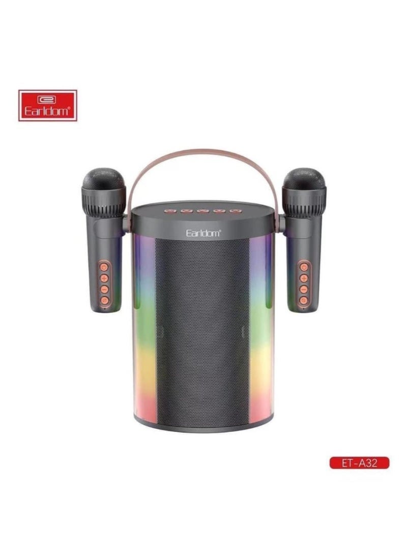 Earldom A32 Portable Wireless Bluetooth Speaker with Built-in Microphone | Powerful Bass, HD Stereo Sound, Long Battery Life, TF/USB/AUX Support, Compact Outdoor Speaker for Parties & Travel - Image 1