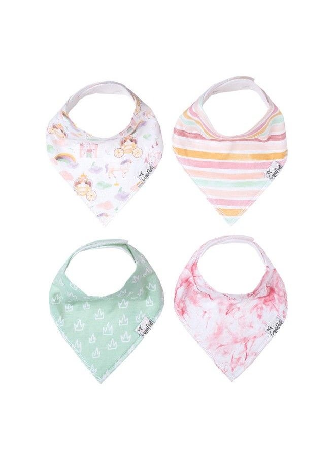 Copper Pearl - Baby Bandana Drool Bibs For Drooling And Teething 4 Pack Gift Set Enchanted Soft Set Of Cloth Bandana Bibs For Any Baby Girl Or Boy Cute Registry Ideas For Baby Shower Gifts - Image 1