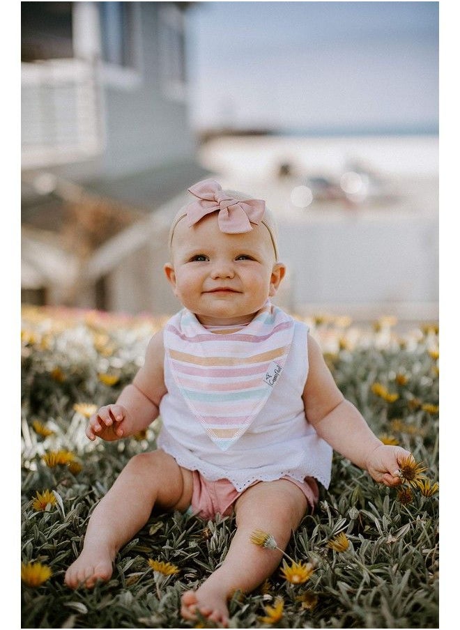 Copper Pearl - Baby Bandana Drool Bibs For Drooling And Teething 4 Pack Gift Set Enchanted Soft Set Of Cloth Bandana Bibs For Any Baby Girl Or Boy Cute Registry Ideas For Baby Shower Gifts - Image 1