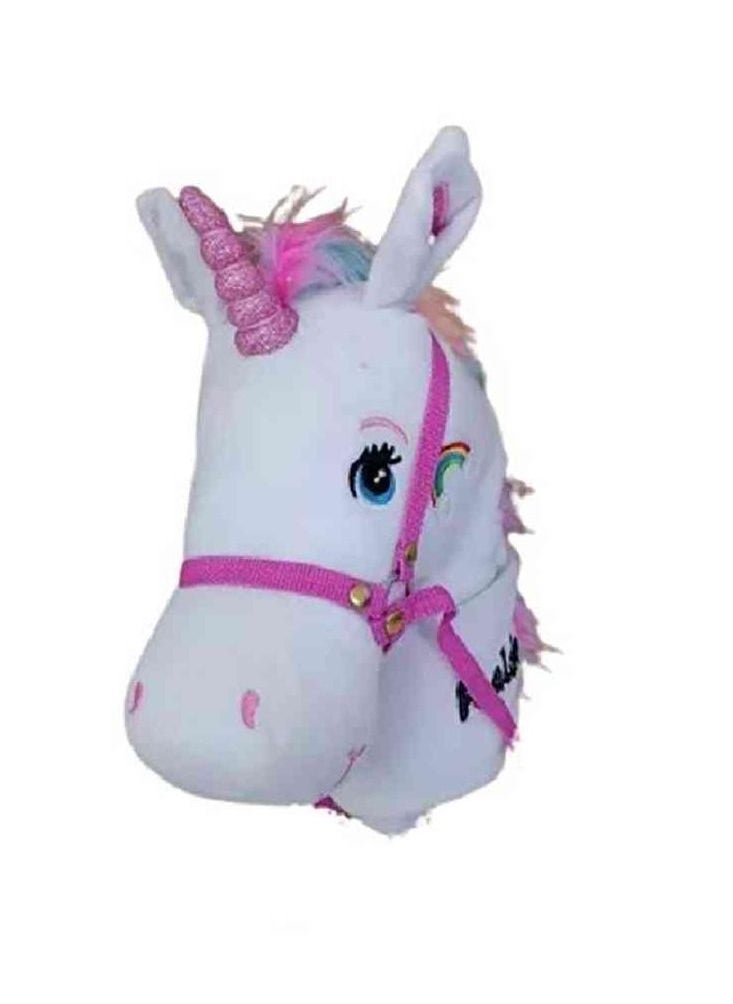 Foaldee - Foaldee 2-in-1 Pink Unicorn Head Scooter for Kids – Fun Ride-On Toy & Push Scooter for Toddlers | Safe & Interactive Ride for Children - Image 1