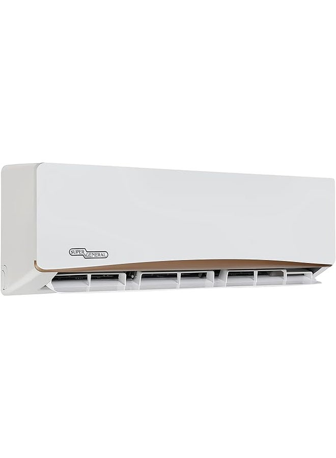 3 Ton Split Air Conditioner, 36000 Btu, Rotary Compressor, Auto Restart, Gold Fin, 4-Way Swing - 134 X 45 X 38 Cm, 1 Year Warranty SGS365GE White
