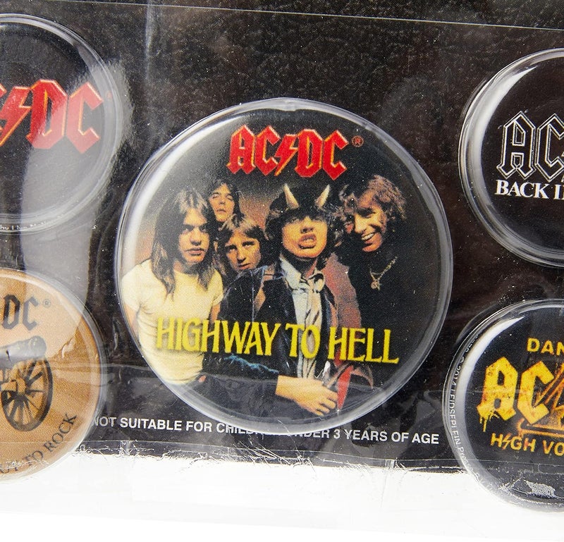 AC/DC ACDC - LOGO (BADGE PACK) - Image 3