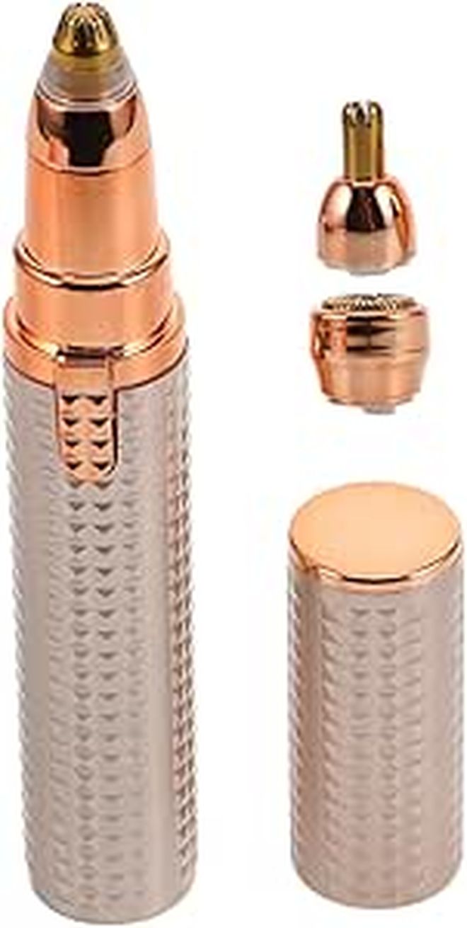 Womens Precision Nose Hair Trimmer And Eyebrow Remover Painless Grooming Tool With Replacement Head Ergonomic Design Easy Use Anywhere - Image 1