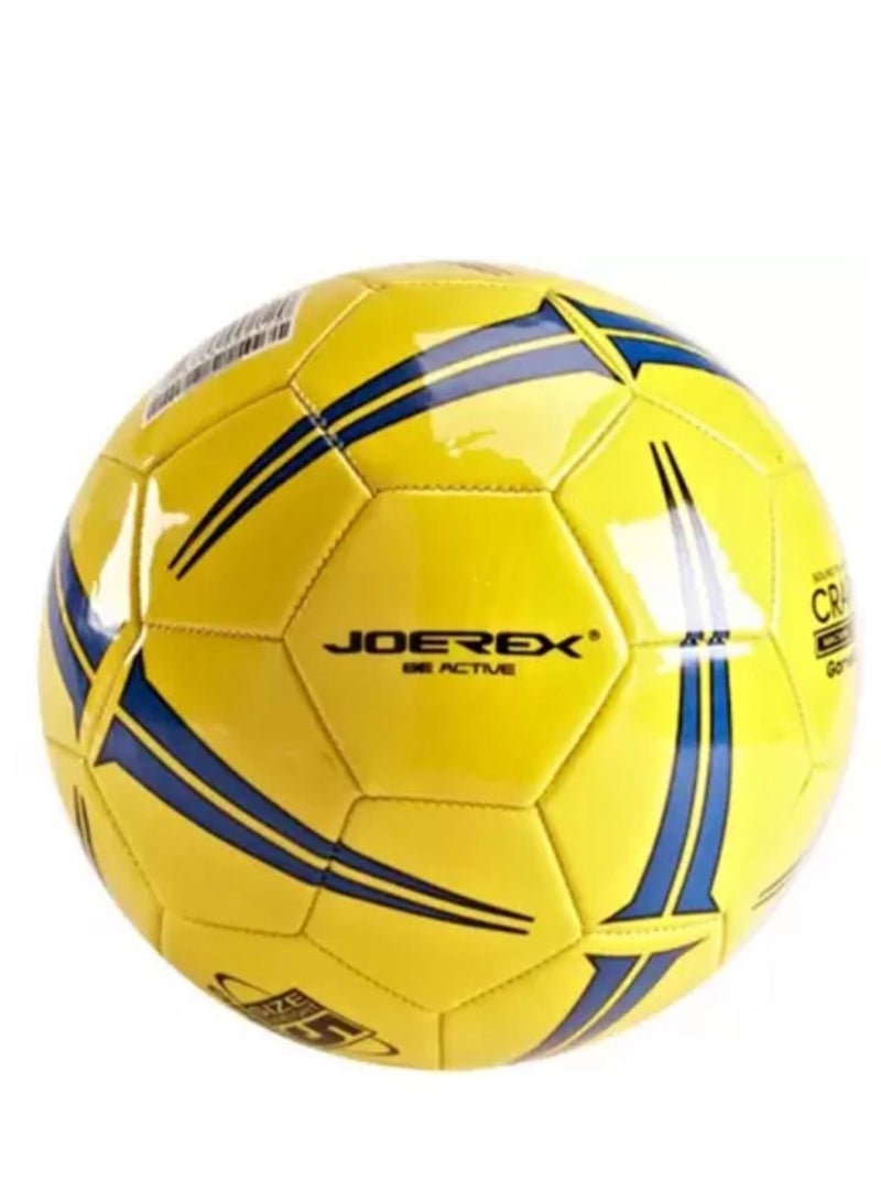 جوريكس كرة قدم بي في سي الحجم والوزن الرسمي للألعاب وتدريب الكرة داخل المنزل وخارجه - Image 1