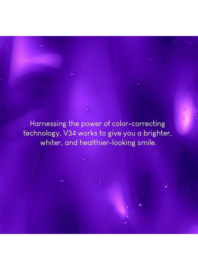 VieBeauti معجون أسنان فيبيوتي الأرجواني لتبييض الأسنان، مصحح اللون الأرجواني، معجون تبييض الأسنان، معجون الأسنان على عجلة الألوان، مصحح لون الأسنان، مبيض الأسنان (1 أونصة سائلة/30 مل) - Image 4