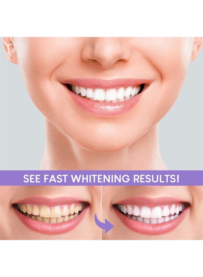 VieBeauti معجون أسنان فيبيوتي الأرجواني لتبييض الأسنان، مصحح اللون الأرجواني، معجون تبييض الأسنان، معجون الأسنان على عجلة الألوان، مصحح لون الأسنان، مبيض الأسنان (1 أونصة سائلة/30 مل) - Image 3