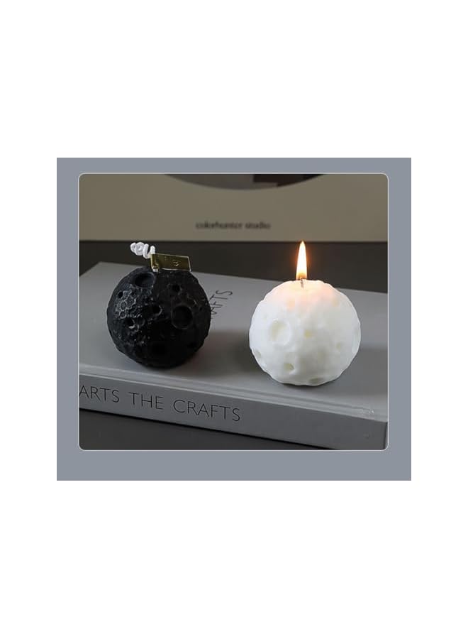The Bros Scented Candles Portable Relaxing Natural Soy Wax Long Burning 6 Hours Aromatherapy Candles for Home Bath and Body Works Ideal for Stress Relief and Creating a Calming Atmosphere (Black) - Image 2