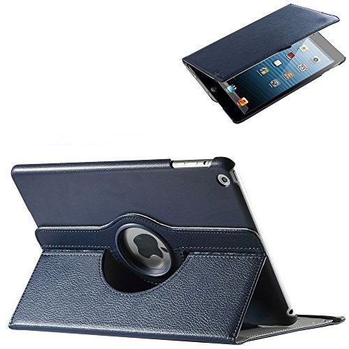 MOCA for The Apple New iPad 9.7 inch 2018/2017 Model. A1893 A1954 A1822 A1823 PU Leather Folio flip Cover (Deepest Blue) - Image 3