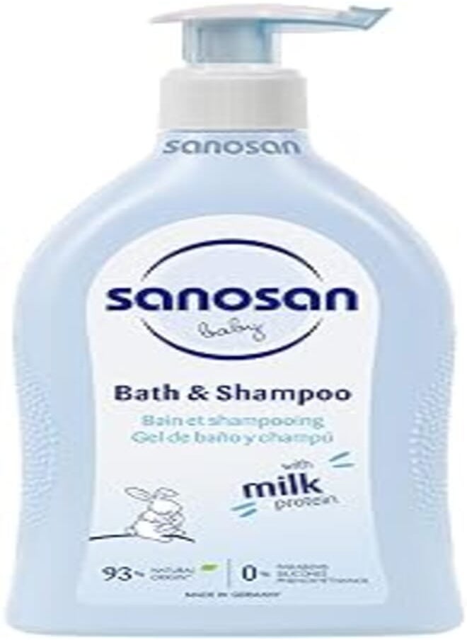 sanosan Sanosan Bath And Shampoo For Baby, 500 Ml 