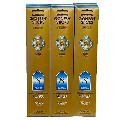 GONESH Incense Sticks #8 Perfumes of a Spring Mist Lot of 12 - Image 1