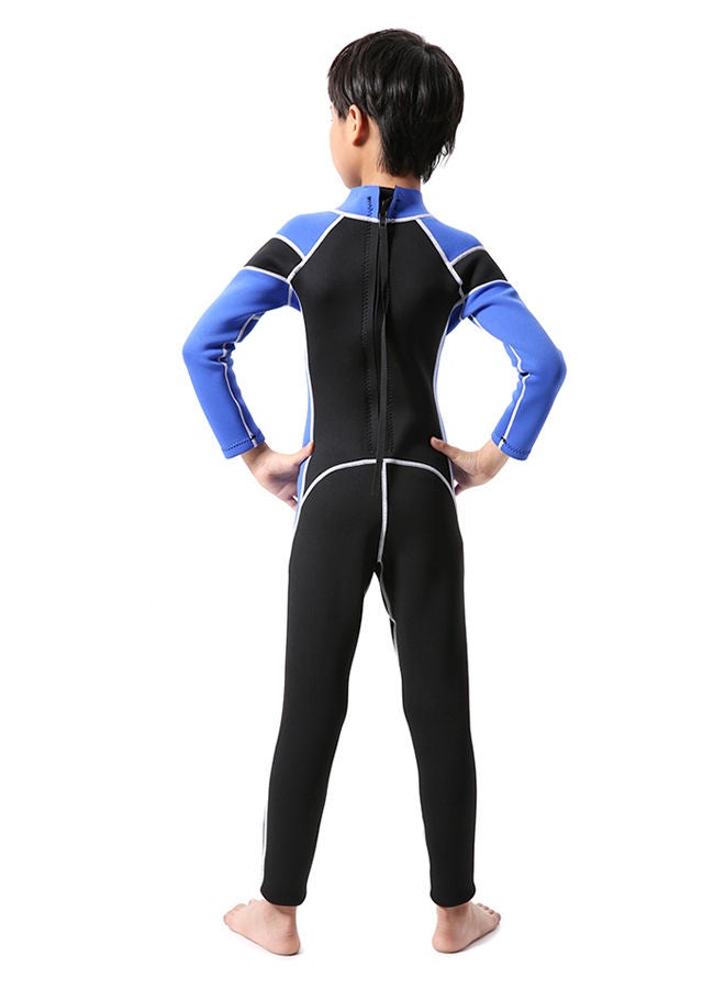 Hisea Kids Neoprene Diving Wetsuit Boys Girls Swimsuits Long Sleeve UV Protection Back Zipper Swimwear 640g - Image 3