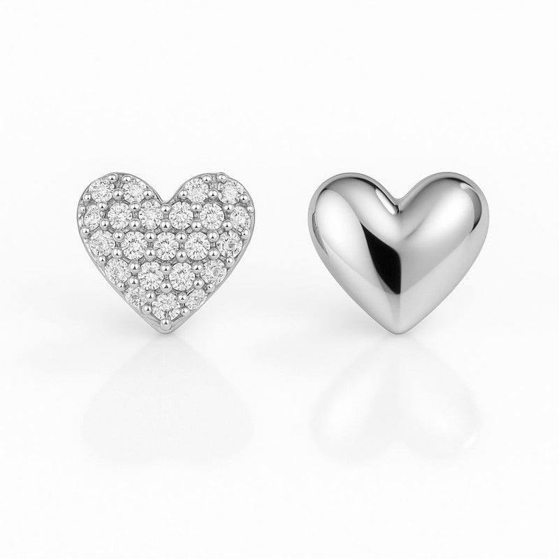 Heart Stud Earrings