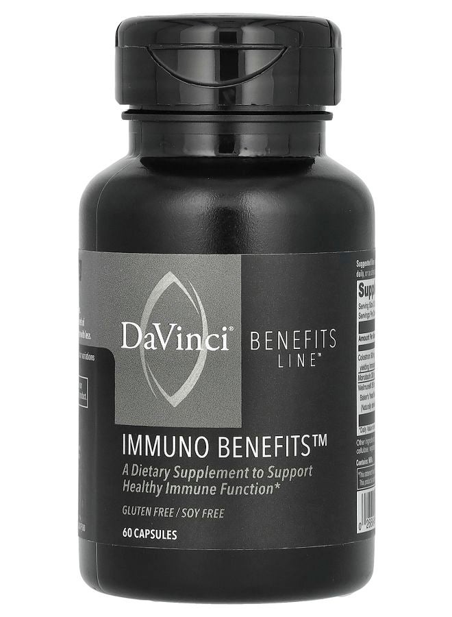 DaVinci Laboratories of Vermont Benefits Line Immuno Benefits 60 Capsules