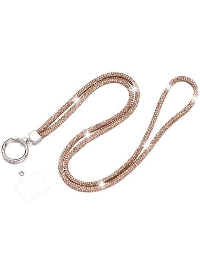Luxury Crystal- Embellished Mobile Chain – Elegant Design for Stylish Phone Protection - Image 1