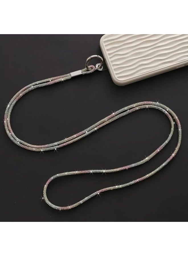 Luxury Crystal- Embellished Mobile Chain – Elegant Design for Stylish Phone Protection - Image 2