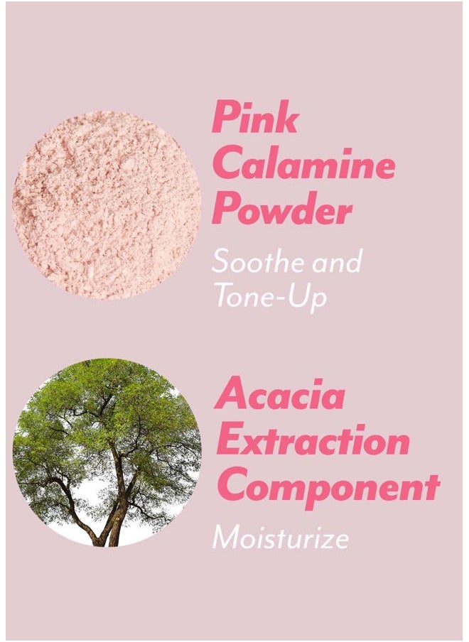 I'M MEME - Compact - Tone-up Pact | Korean Pressed Setting Powder for Pink Blur Effect, with Calamine, Mattify Skin, Makeup Foundation, Translucent Compact, Oily Skin, Natural Coverage, 0.35 Oz - Image 1