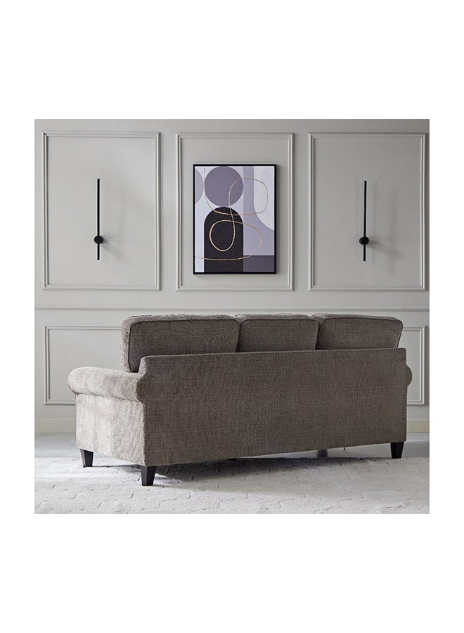 Home Box Angelic Oakwood 3-Seater Sofa with 2 Cushions 215 x 93 x 94 cm - Image 3