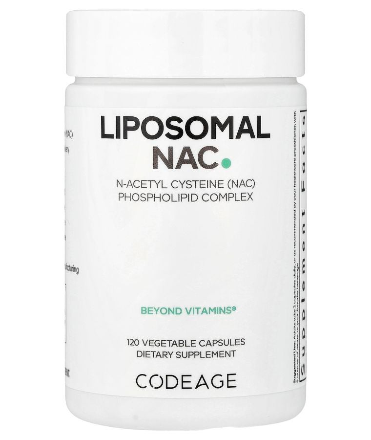 Liposomal NAC 120 Vegetable Capsules (450 mg per Capsule)