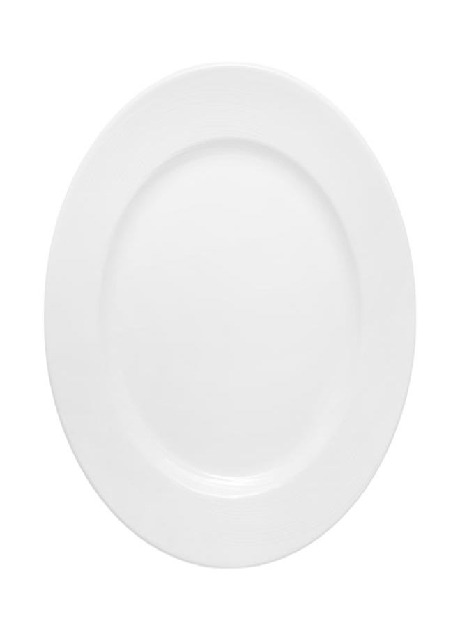 Royal Porcelain Royal Porcelain Round Flat Platter Shape Silk 31 CM White  - Image 1