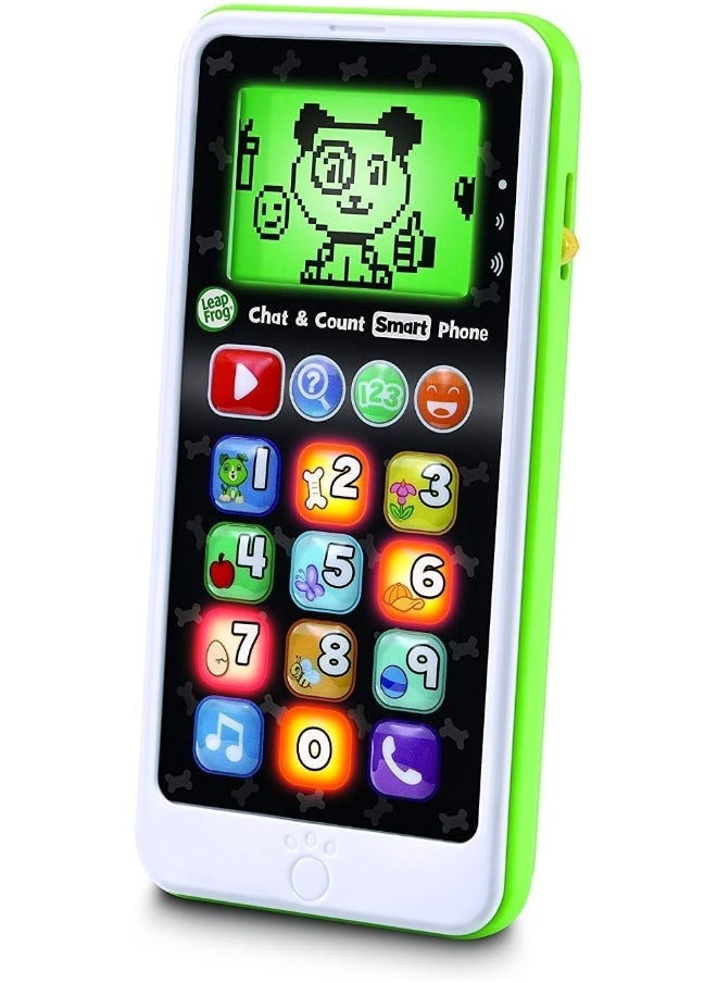 LeapFrog Chat And Count Smart Phone, Scout, Kids Mobile Phone, Educational Toy, Baby Sensory Play, Gift For Children Aged 18 Months, 1, 2, 3, 4 Years, Multicolour  - Image 1