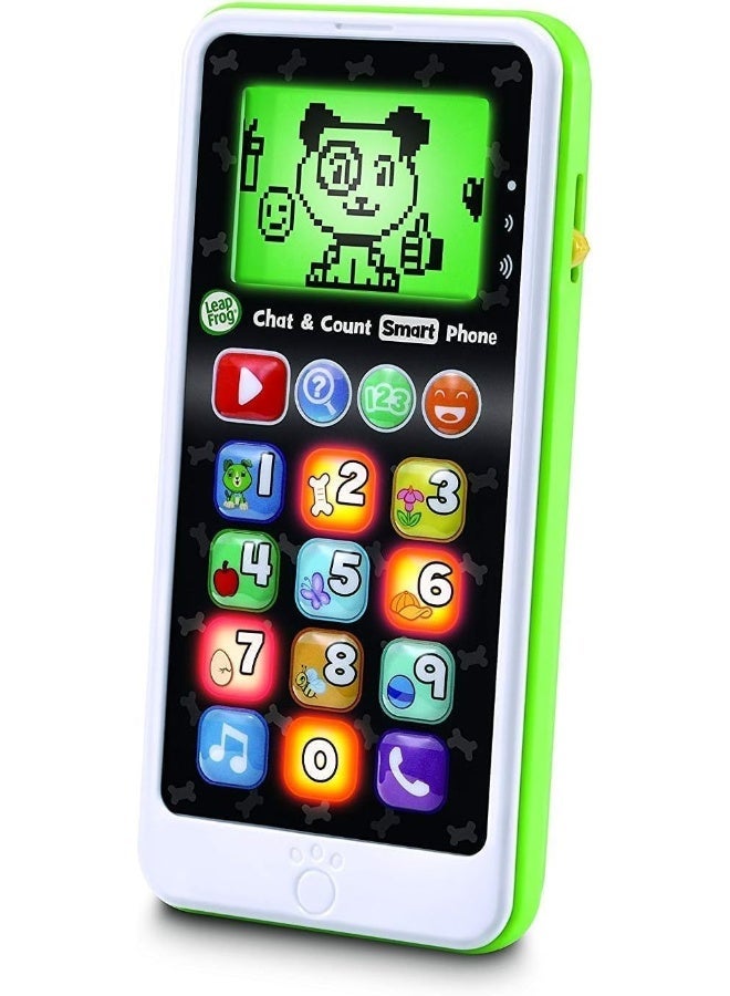 LeapFrog Chat And Count Smart Phone, Scout, Kids Mobile Phone, Educational Toy, Baby Sensory Play, Gift For Children Aged 18 Months, 1, 2, 3, 4 Years, Multicolour - Image 2