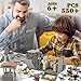 ZHX Military Base Building Block Sets  550pcs War Defence Base with Guard Tower Prison and Air Defence Gun WW2 Army Military Weapon Pack Accessories Kits Brick Toy for Kids - Image 4