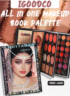 IGOODCO All-in-one Makeup Gift Set | Makeup Book Palette For Women Full Kit Multipurpose Essential Starter Bundle | Full Kit Makeup Must-have Starter Kit Suitable For Beginners And Professionals-82 Colors  - Image 1