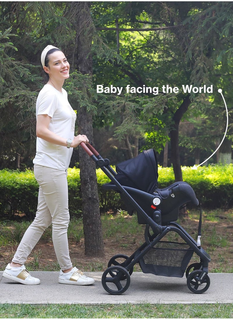 TEKNUM - Stroll - 1 Travel System With Teknum Stroll, 0 - 4 Years, Upto 22Kg - Black - Image 1