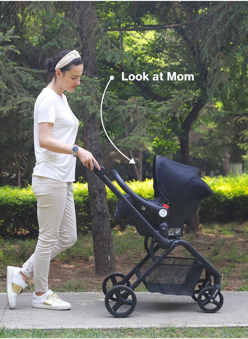 TEKNUM - Stroll - 1 Travel System With Teknum Stroll, 0 - 4 Years, Upto 22Kg - Black - Image 1