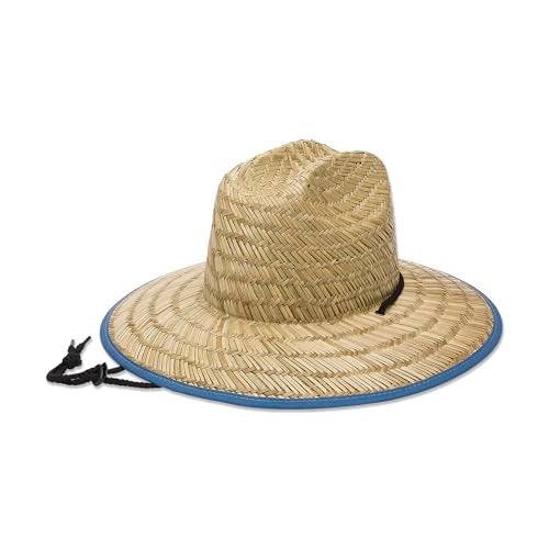 Billabong Men's Wide Brim Sun Straw Hat, Charcoal/Navy, One Size - Image 2