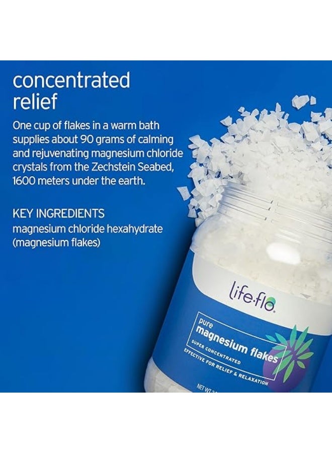 Life Flow Life-flo Pure Magnesium Flakes, Magnesium Chloride Flakes, 1.2 kg - Image 2