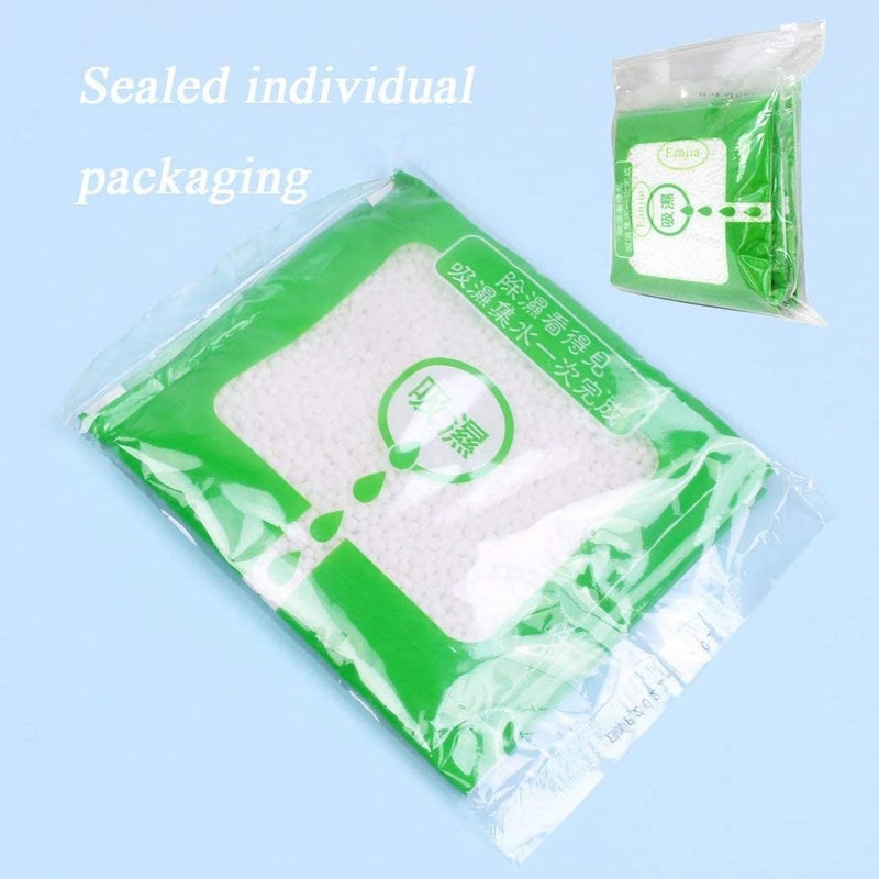 تايكوم ممتصات الرطوبة من TYCOM (خزامى 10 عبوات)، مزيل الروائح، أكياس معلقة لامتصاص الرطوبة، منعش خزانة الملابس، مزيلات الرطوبة والروائح للمنزل والسيارة - خزامى 10 قطع - Image 2