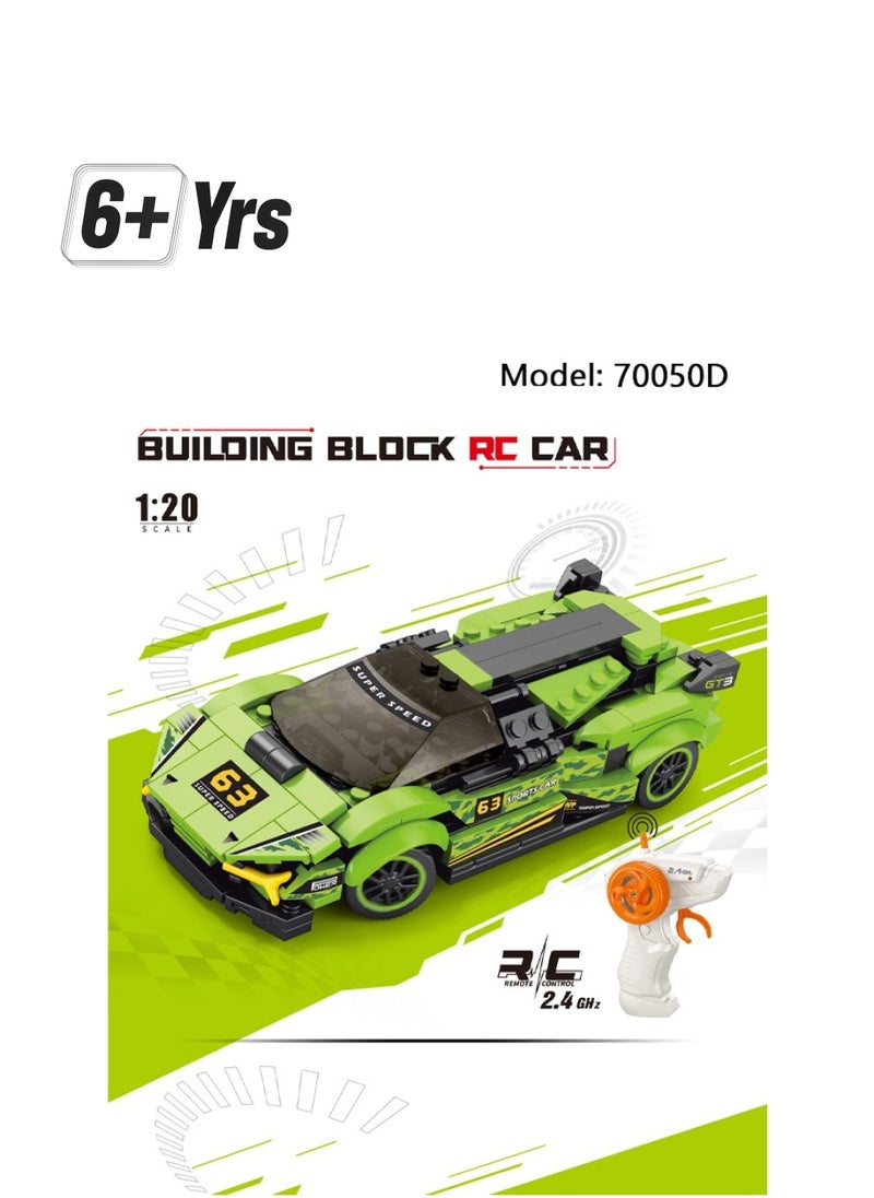 70050D Remote control car model Building Toy Set (275 Pieces) 6+ Years  - Image 1