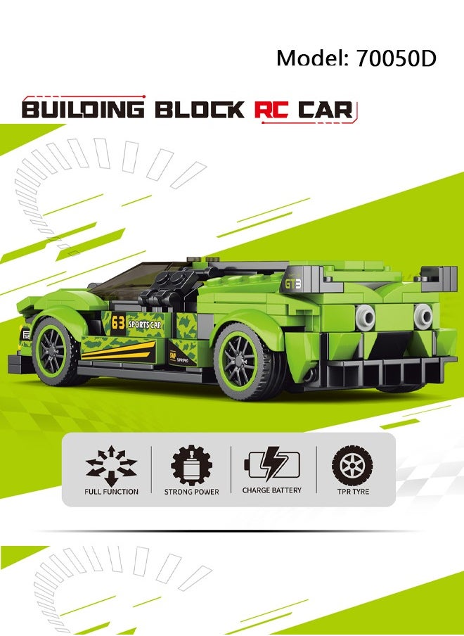 70050D Remote control car model Building Toy Set (275 Pieces) 6+ Years  - Image 2