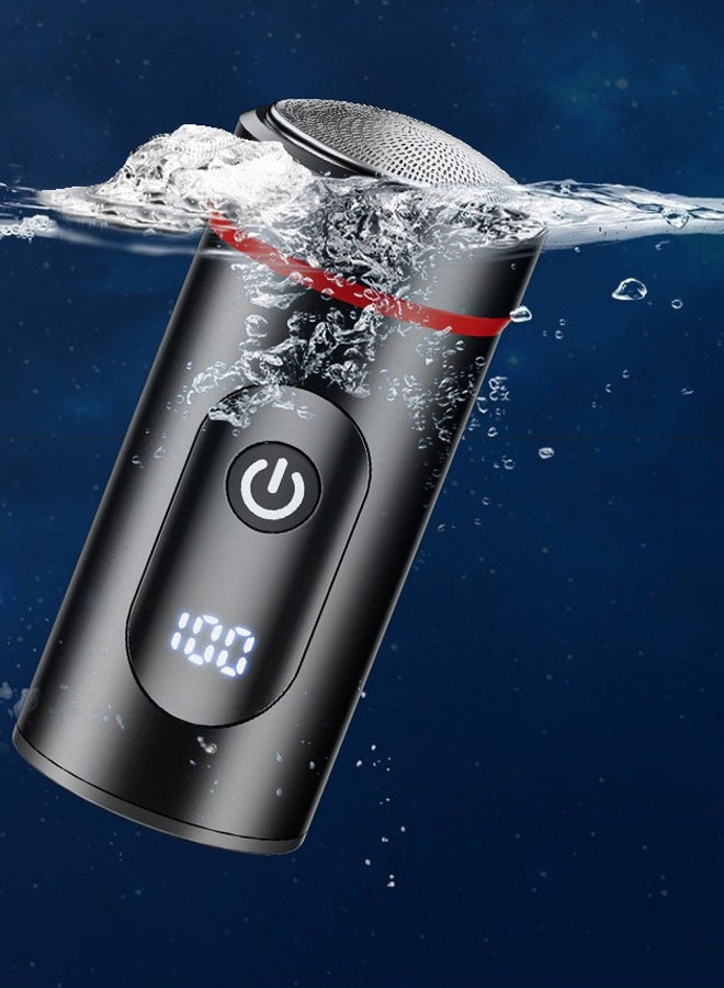 عام ماكينة حلاقة محمولة صغيرة الحجم: تهمة سريعة بتقنية Type-C، مناسبة للسفر، ماكينة حلاقة صغيرة للاستخدام المنزلي، شفرة اللحية بشاشة رقمية - Image 2