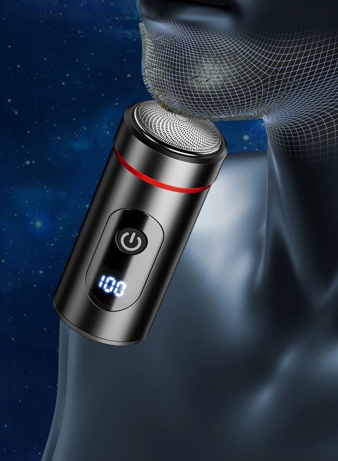 عام ماكينة حلاقة محمولة صغيرة الحجم: تهمة سريعة بتقنية Type-C، مناسبة للسفر، ماكينة حلاقة صغيرة للاستخدام المنزلي، شفرة اللحية بشاشة رقمية - Image 5