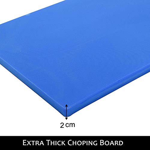 Urmila Plastic® Cutting Chopping Board for Kitchen Vegetable and Fruits Plastic Chopper Cutter Board Non-Slip Antibacterial Surface with Extra Thickness 18x12 Inches - Image 3