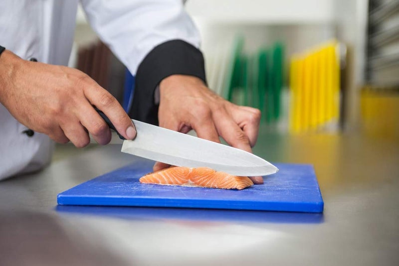 Urmila Plastic® Cutting Chopping Board for Kitchen Vegetable and Fruits Plastic Chopper Cutter Board Non-Slip Antibacterial Surface with Extra Thickness 18x12 Inches - Image 5